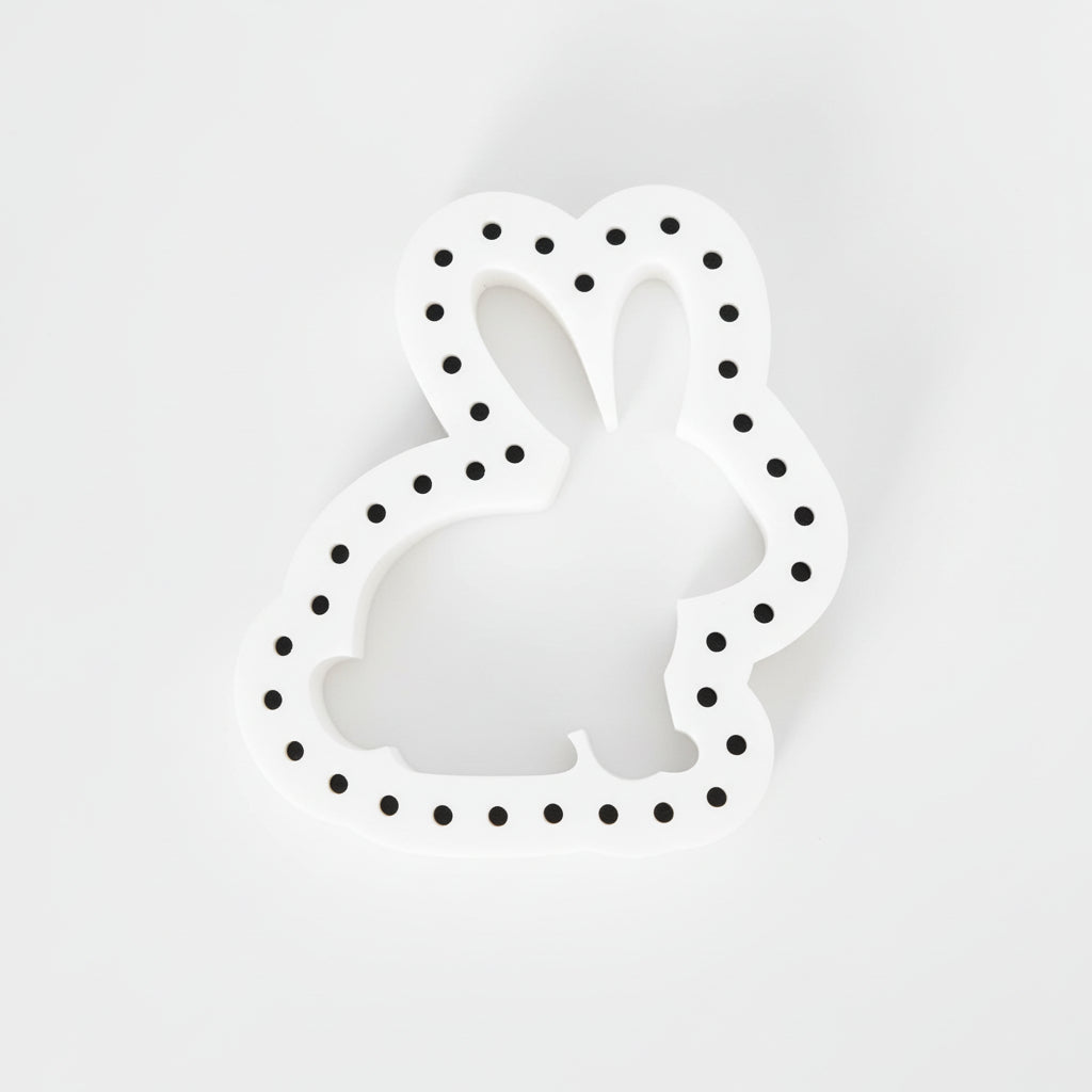 Licht Hase Silikonform Osterdeko handmade