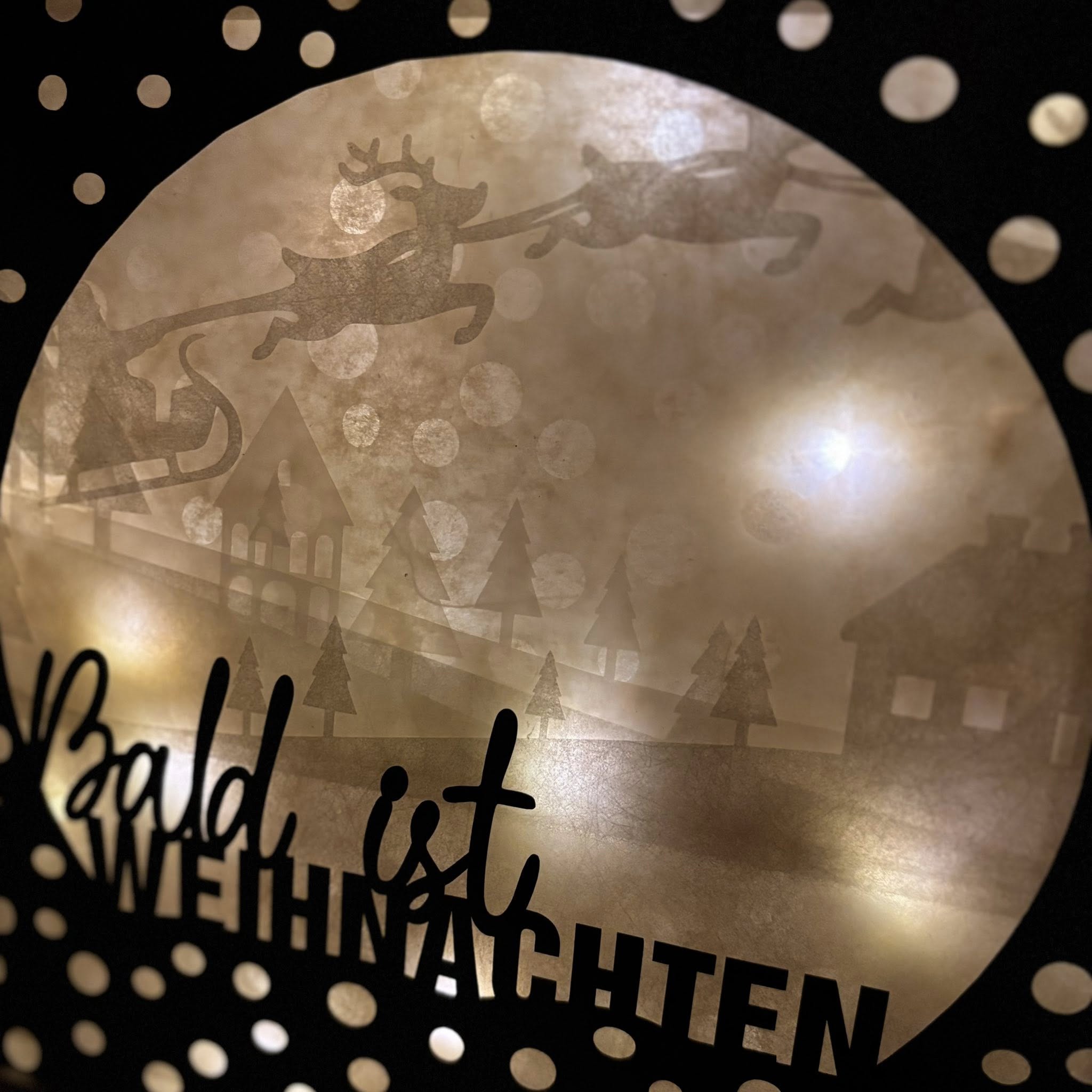 Plotter- / Laserdatei - Weihnachts-Lichtbox