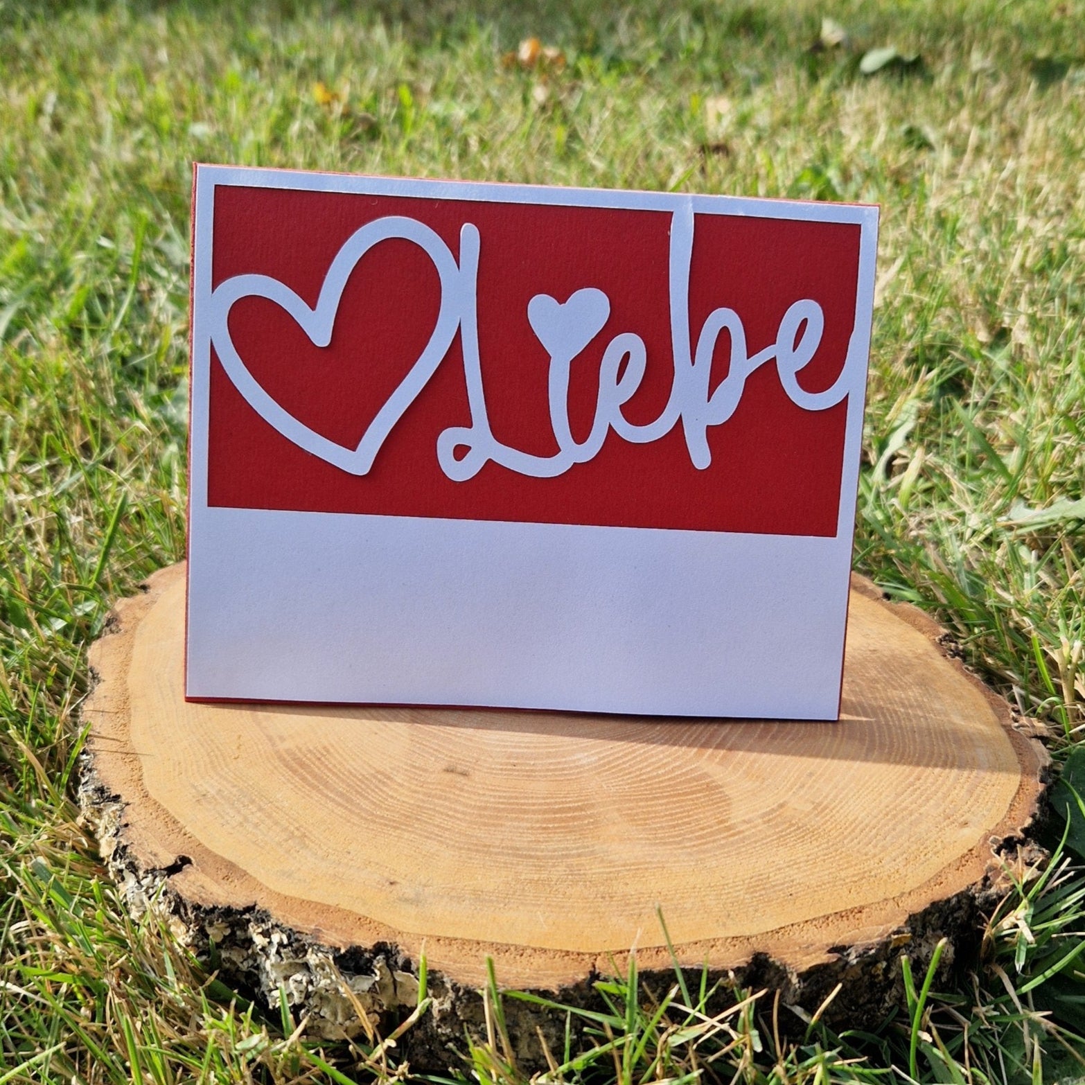 3D/ Plotter- / Laserdatei - Liebe im Rahmen Liebe geplottet Karte Hochzeit DIY