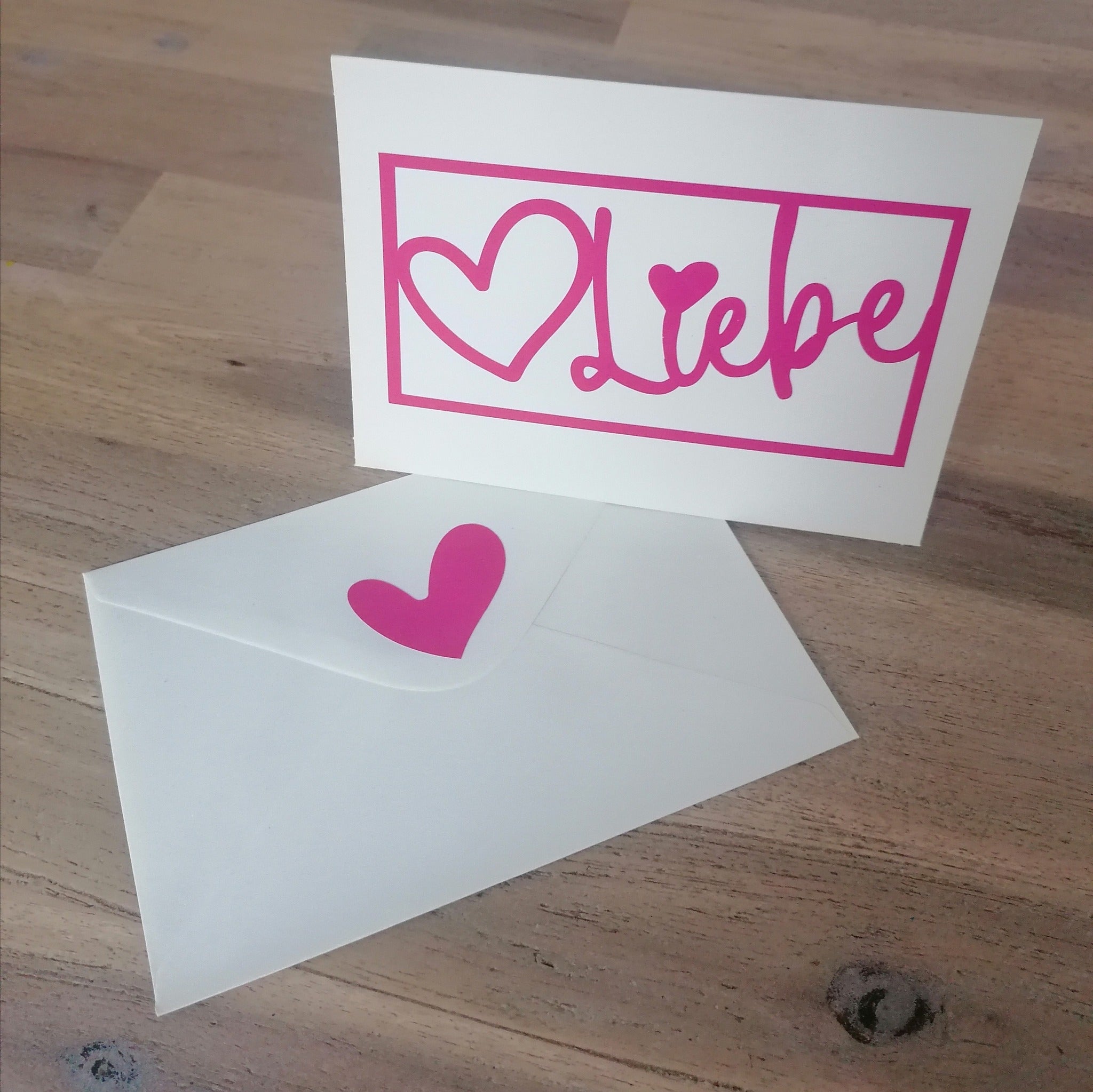 3D/ Plotter- / Laserdatei - Liebe im Rahmen Liebe Brief
