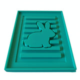 MF 121 Hase Osterhase Silikonform Laterne basteln Klötzchen Bastelholz