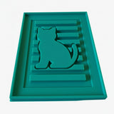 MF 128 Katze Silikonform Laterne
