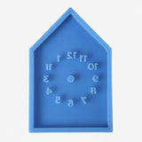 MF 131 Silikongießform Uhr Haus Uhr basteln