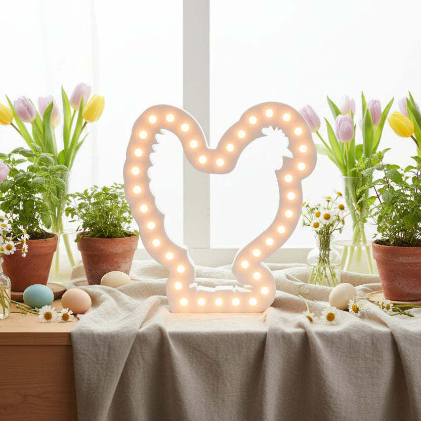 MF_151_Huhn_Silikonform_gegossen_lichtkette_beleuchtet_Osterdeko