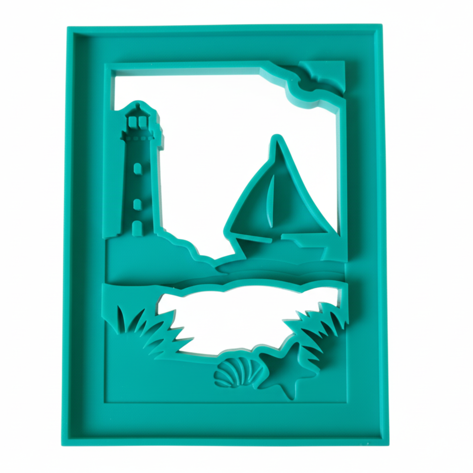 Silikonform - Urlaub Laterne Seitenteil