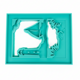 Silikonform - Urlaub Laterne Seitenteil