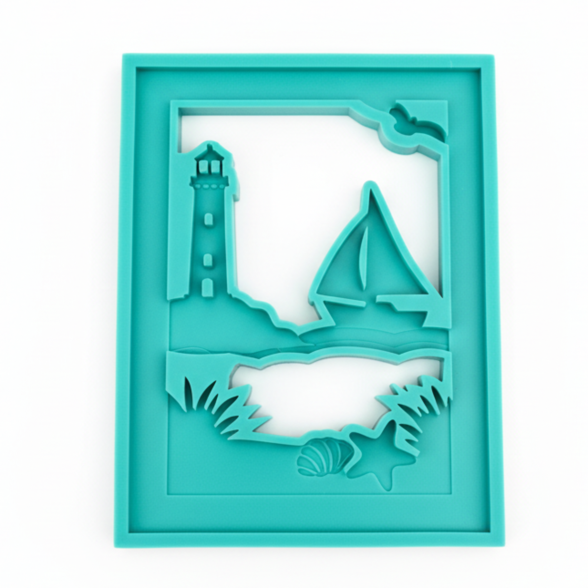 Silikonform - Urlaub Laterne Seitenteil