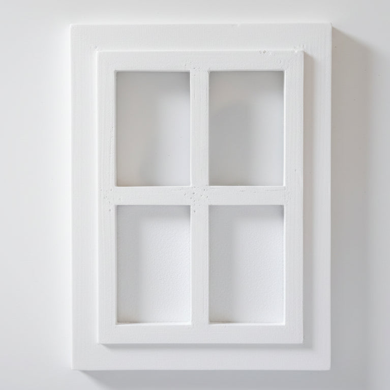 MF 65 Fenster gegossen aus Silikonform für Easy-Sticks Laterne