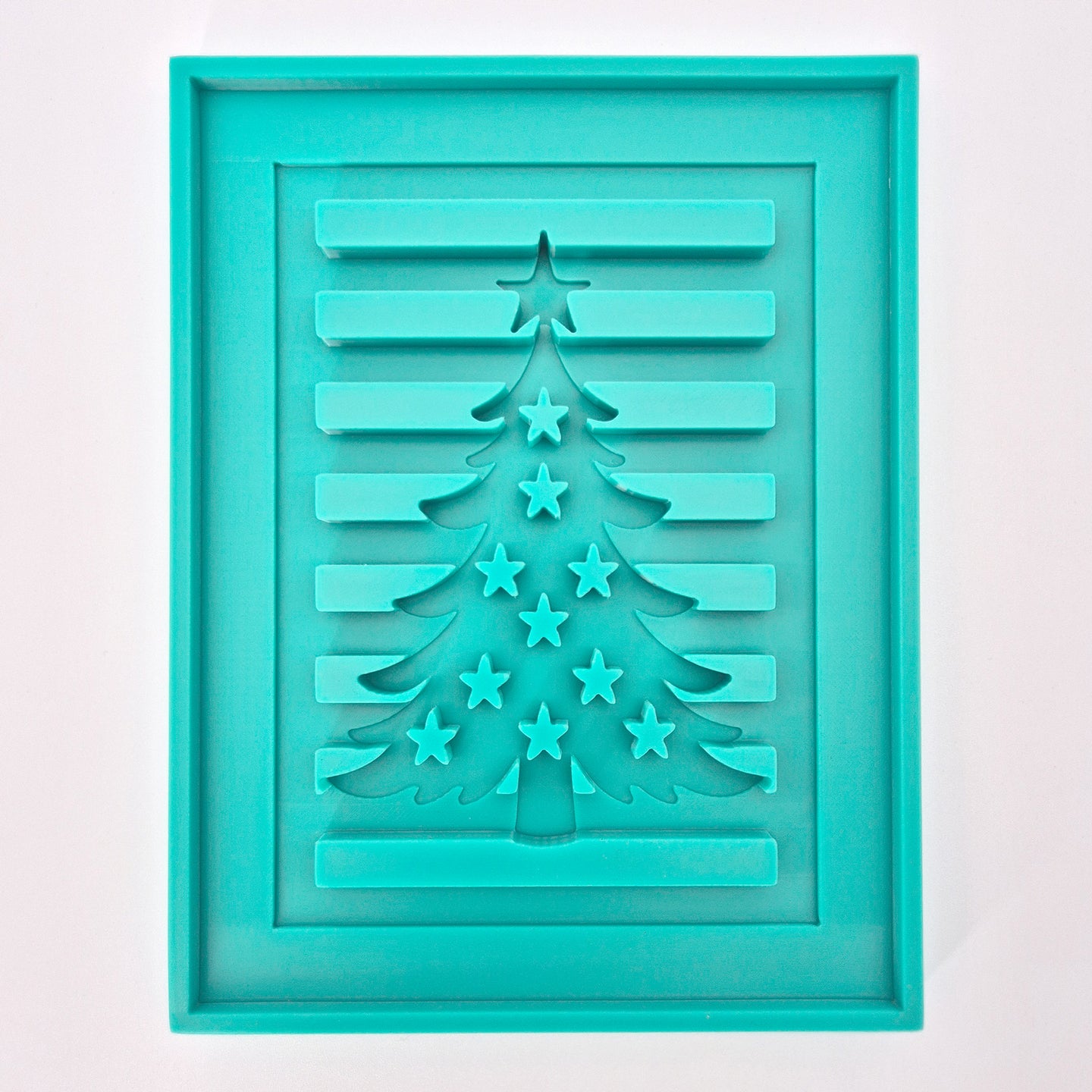 Silikonform - Tannenbaum Laterne Seitenteil zum Basteln mit den Easy-sticks Klötzchen