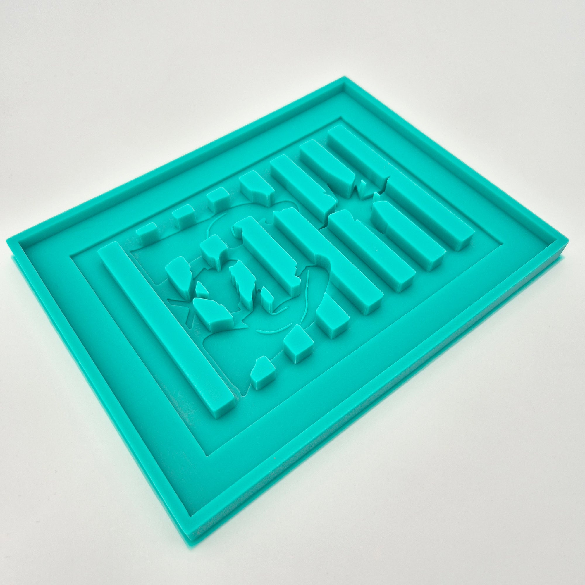 Silikonform - Krippe Laterne Seitenteil zum Basteln mit den Easy-Sticks Kloetzchen
