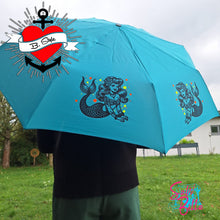 Lade das Bild in den Galerie-Viewer, Meerjungfrau Plotterdatei zum Downloaden Meer Idee Meerwelt brotdose Mädchen Plotteridee T-Shirt Geschenkidee für mädchen Regenschirm
