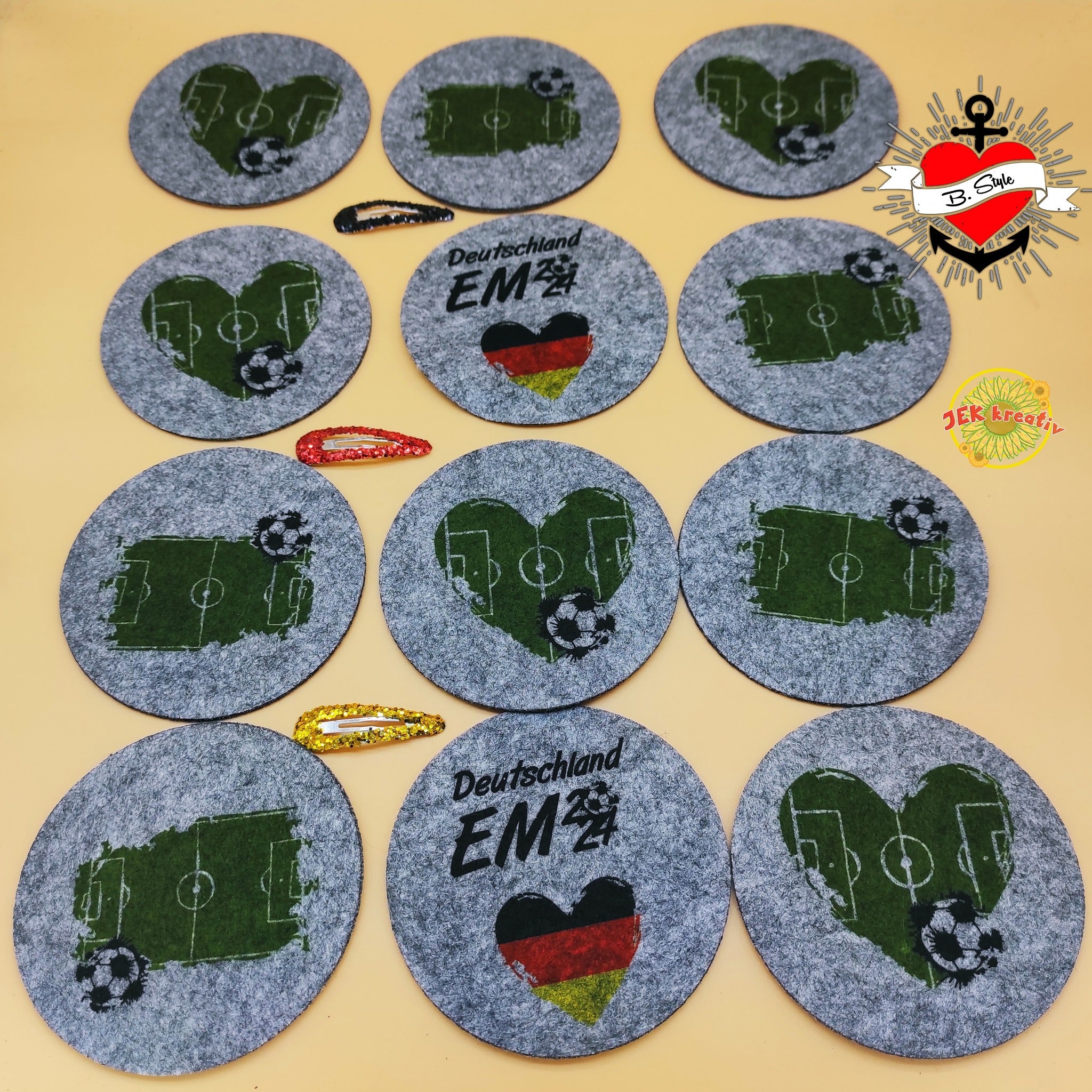 Fußball Meisterschaften Plotterdatei zum Download Deutschlad EM Fussballfeld Herz DE Fagge