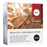 Mirco LED Lichterkette Draht Rayher