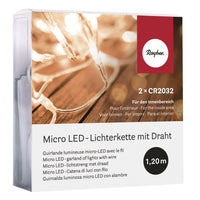 Mirco LED Lichterkette Draht Rayher