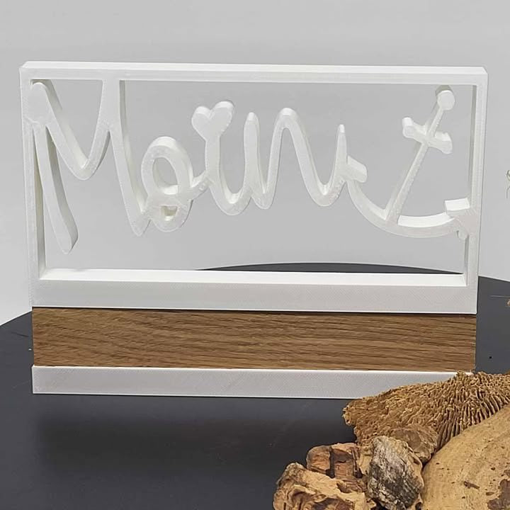 3D/ Plotter- / Laserdatei - Moin im Rahmen