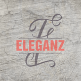 Kreatives Design mit dem Monogram "E" von easy-sticks, das Eleganz ausstrahlt und perfekt für DIY-Projekte ist.