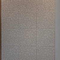 Mosaik Blumen Fliesen aneinander gereiht zu einer Oberfläche 