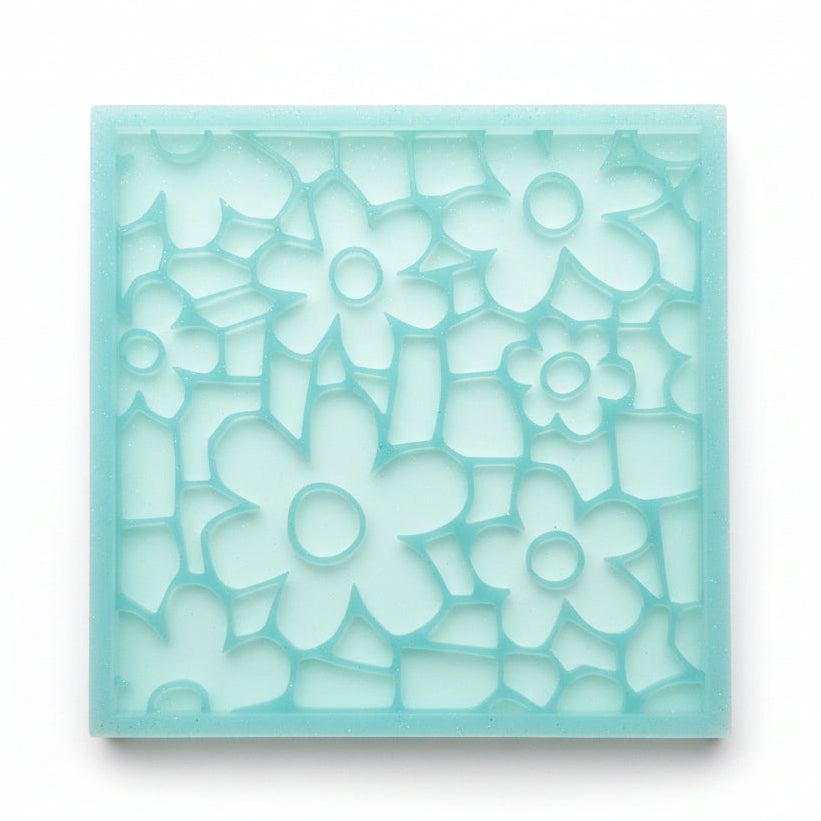Silikonform - Gänseblümchen Wiese Mosaik Fliese