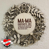 Mama Substantiv Mama Plotteridee Muttertag Hausregeln Mutter Geschenk Idee DIY Plotter