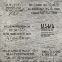 Mama Substantiv Mama Plotteridee Muttertag Hausregeln Mutter Geschenk Idee