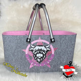 Trendige Tasche mit dem Motiv "Muhviehstar" von easy-sticks, perfekt für kreative Projekte und DIY-Ideen.