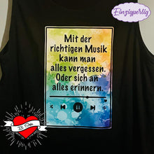 Lade das Bild in den Galerie-Viewer, Mit der richtigen Musik kann man alles vergessen. Oder sich an alles erinnern. Plotter Datei Plotterspruch Musik
