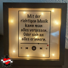Lade das Bild in den Galerie-Viewer, Mit der richtigen Musik kann man alles vergessen. Oder sich an alles erinnern. Plotter Datei Plotterspruch Musik
