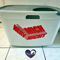 Nerv mich nicht Laserdatei zum Downloaden Grafiti Schrift