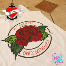 Lade das Bild in den Galerie-Viewer, No Regrets Plotterdatei Only Memories T-Shirt 
