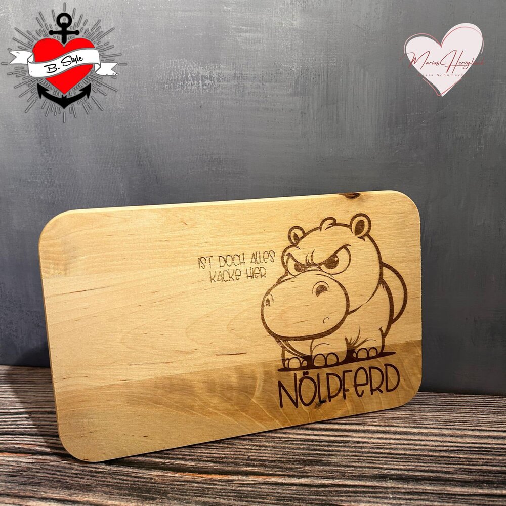 Noelpferd nilpferd Plotterdatei Datei zum Downloaden Plotteridee Tiere wütendes Tier Schneidebrett Laser idee