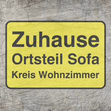 Lade das Bild in den Galerie-Viewer, Ortsteil Sofa Kreis Wohnzimmer Plotterdatei
