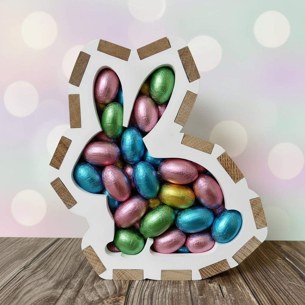 Silikonform – 2 in 1 kleiner Hase Rahmen