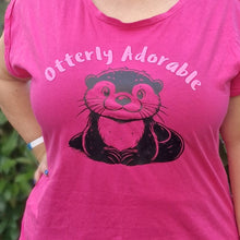Lade das Bild in den Galerie-Viewer, Otterly Adorable Tier Otter Plotterdatei t-shirt
