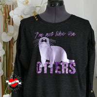 I am not like the Otters Plotterdatei Otter Plotteridee