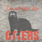 I am not like the Otters Plotterdatei Otter Plotteridee