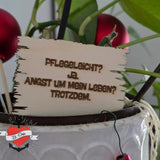 Pflanzenstecker Megapack Plotten & Lasern Datei zum Downloaden Pflegeleicht? Ja. Angst um mein Leben? Trotzdem.