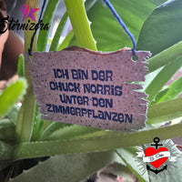 Pflanzenstecker Megapack Plotten & Lasern Datei zum Downloaden Ich bin derchuck norris unter den Zimmerpflanzen