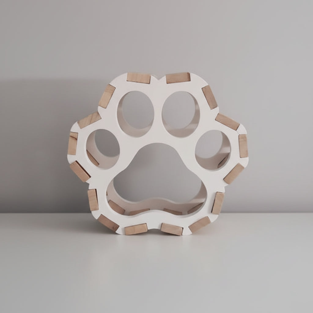 Pfoten Silikonform 3D gebastelt mit Easy-Sticks 