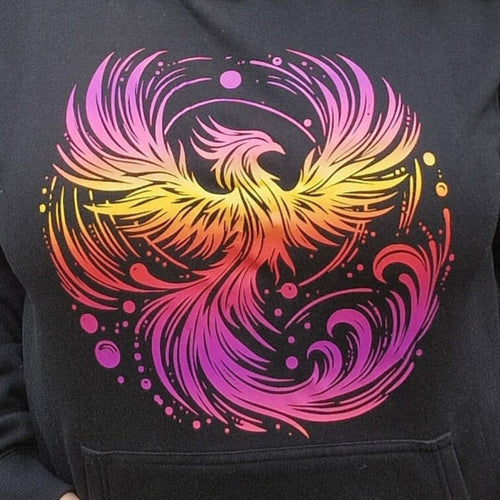 Phönix Plotterdatei T-Shirt Plotter datei zum Download riesen Vogel Pullover