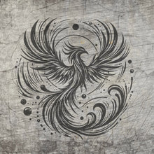 Lade das Bild in den Galerie-Viewer, Phönix Plotterdatei T-Shirt Plotter datei zum Download riesen Vogel plotterdatei
