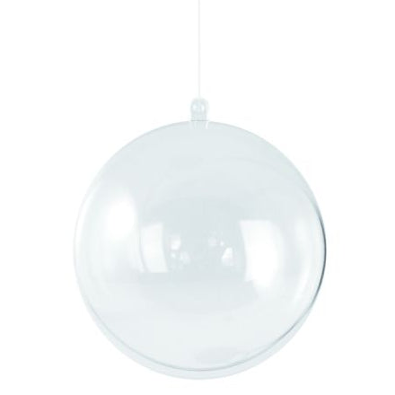 Weihnachtskugeln basteln - Plastik-Kugel, 8 cm ø