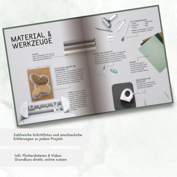 Plotten (kreativ.startup) Techniken und Projekte mit vielfältigen Materialien