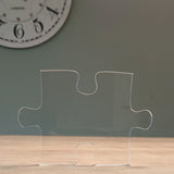 Stylisches Puzzlestück aus hochwertigem Acryl von Easy-Sticks, ideal als Tischdeko oder personalisiertes Geschenk.