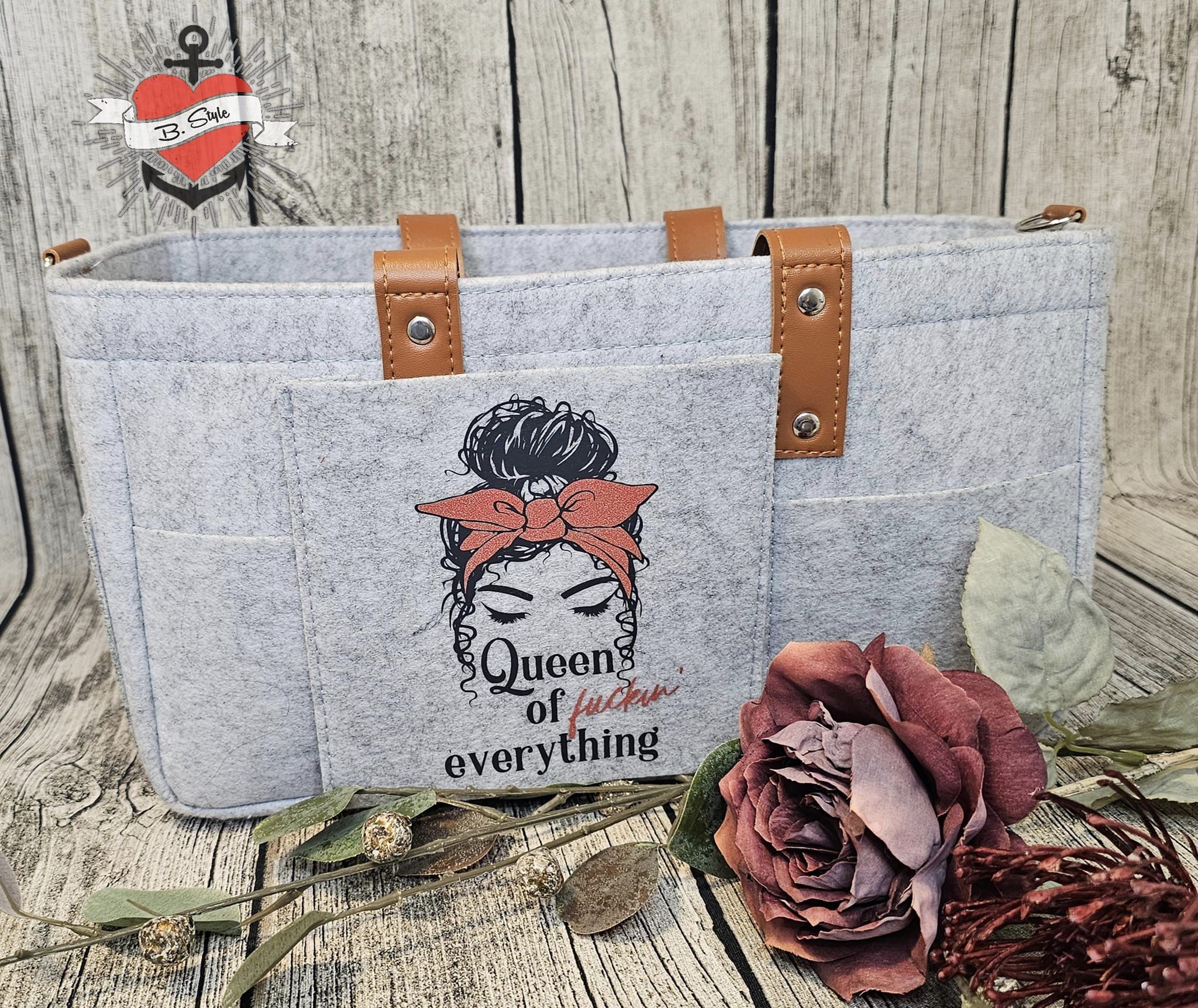 Queen of fucking everything Plotter idee Plotterdatei T-Shirt Tasche Plotteridee Geburtstagsgeschenk idee