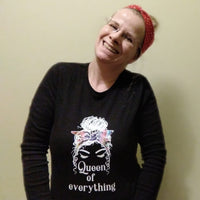 Queen of fucking everything Plotter idee Plotterdatei T-Shirt Geburtstagsgeschenk idee