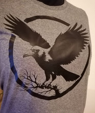 Lade das Bild in den Galerie-Viewer, Rabe - Plotterdatei Bild Rabe Plotter download downlaoddatei vogel easy-sticks T.Shirt
