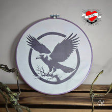 Lade das Bild in den Galerie-Viewer, Rabe - Plotterdatei Bild Rabe Plotter download downlaoddatei vogel easy-sticks bild
