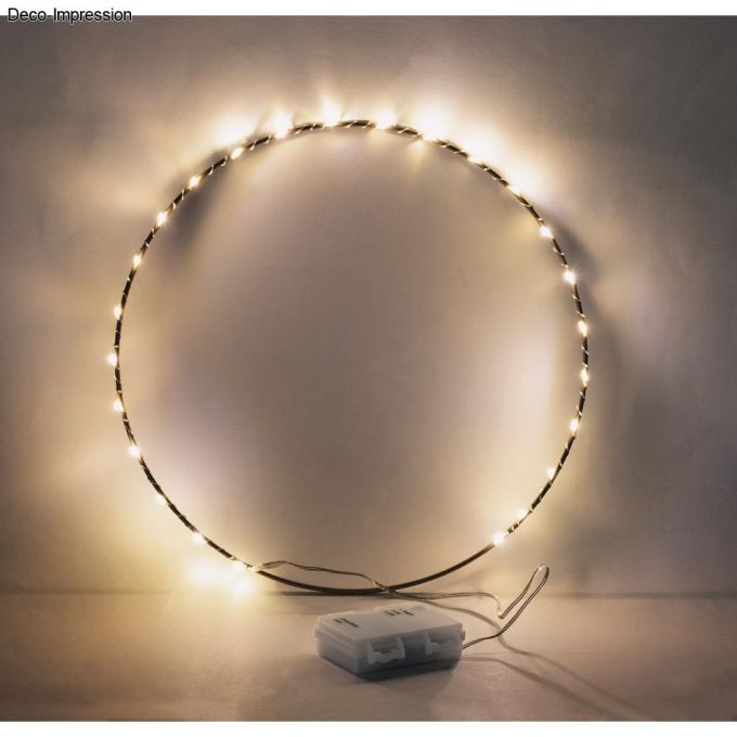 Mini LED-Lichterkette für Außen & Innen – 130 cm, 20 LEDs, warmweiß