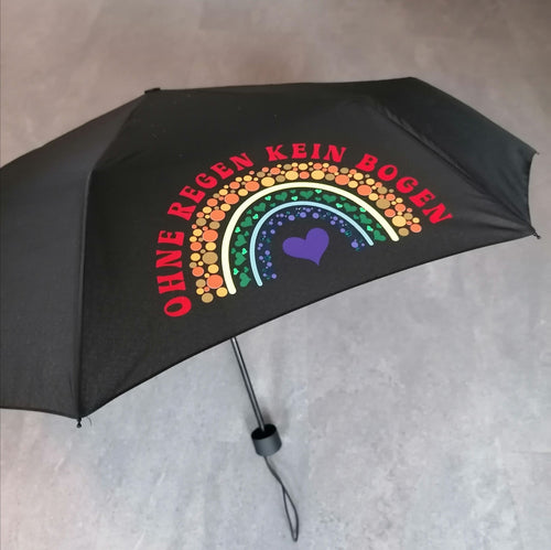 Regenbogen - Ohne Regen keinen Bogen Plotterdatei Plotter Idee Regenschirm plotteridee