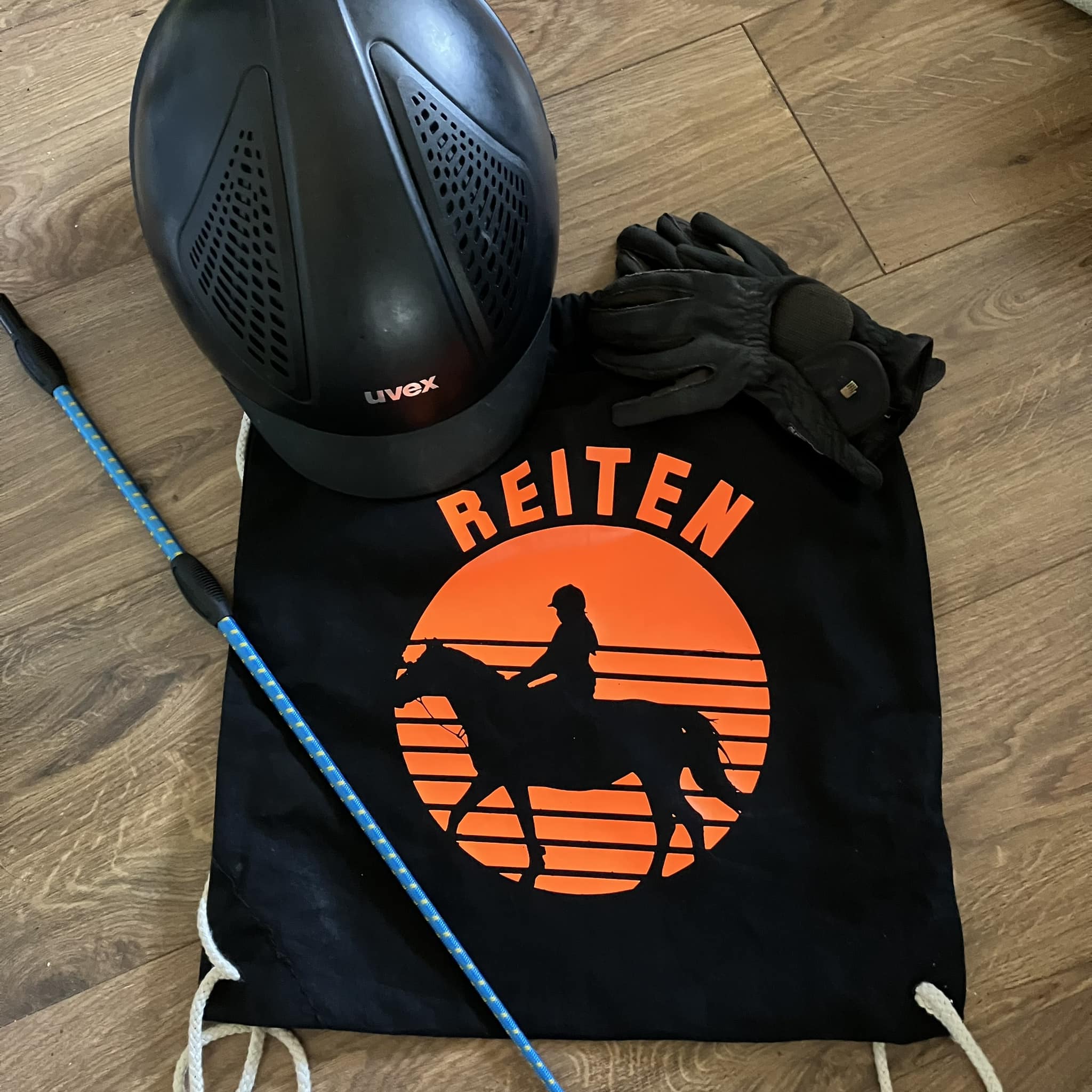 Reiten Abzeichen Schild Reitabzeichen Plotter plotteridee Idee Reiter Reiterin Geschenk T-Shirt Jacke Shirt Pullover